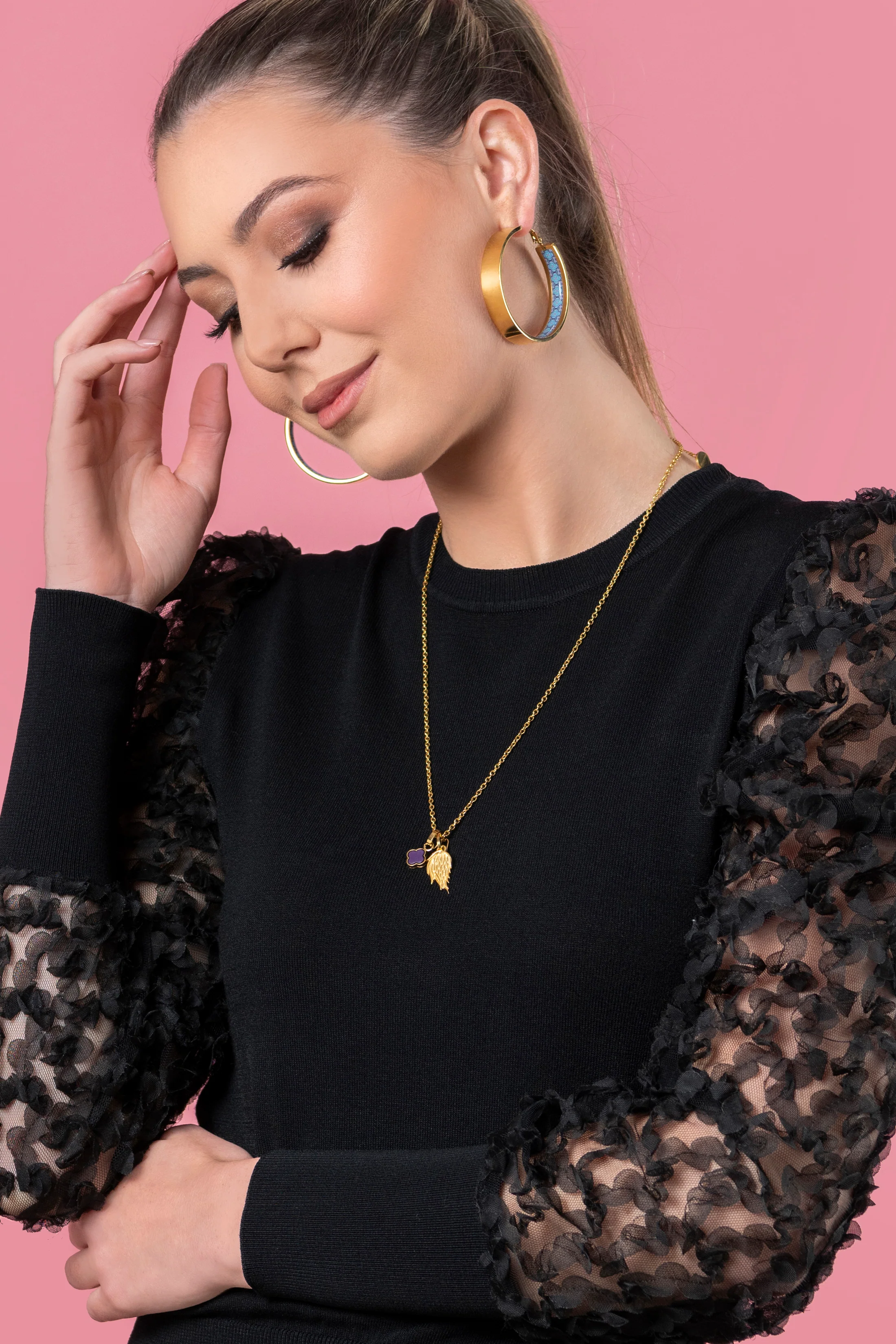 L-Aqwa Ħabiba Angel Wings Pendant Set - Image 8