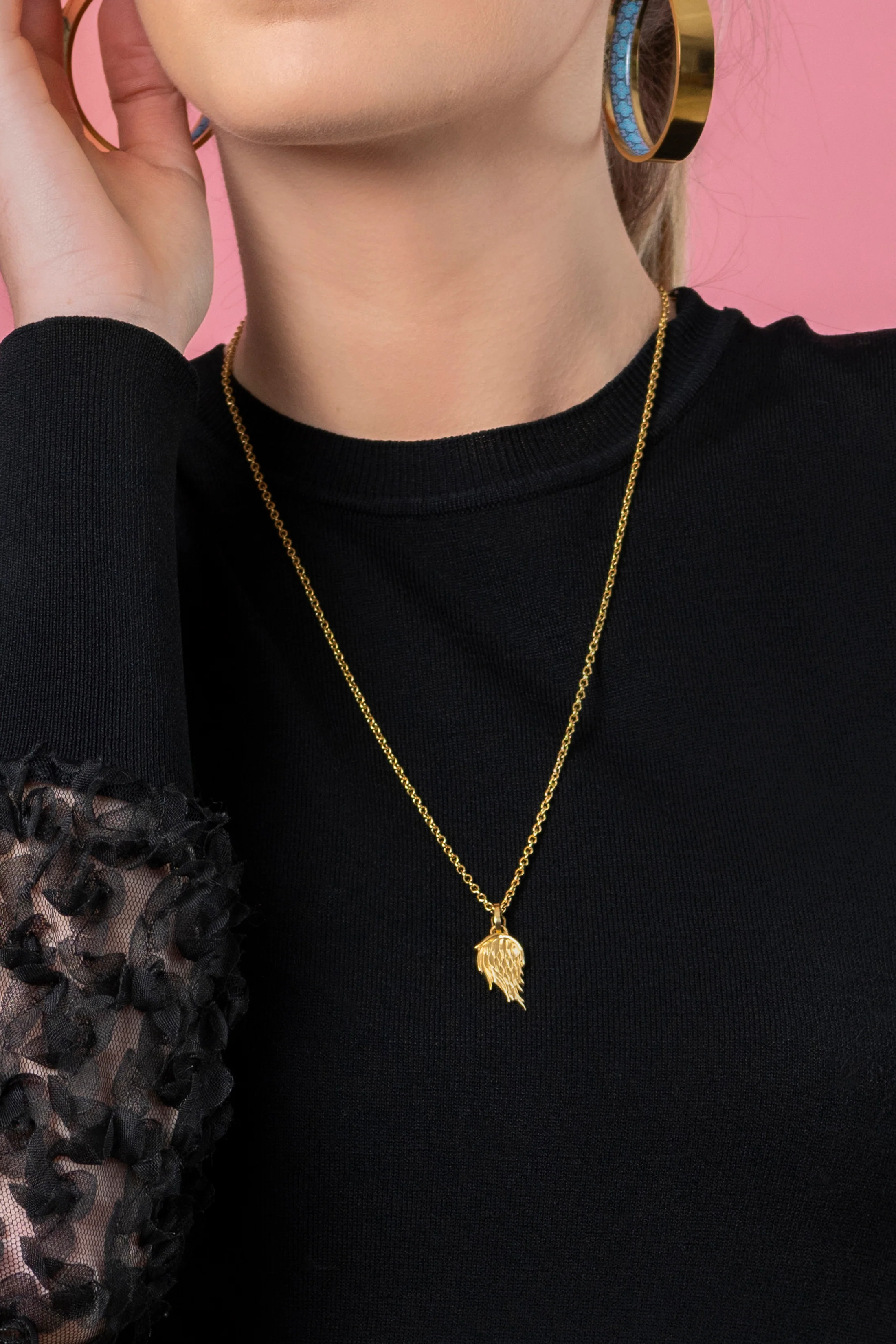 L-Aqwa Ħabiba Angel Wings - Left Pendant - Image 4