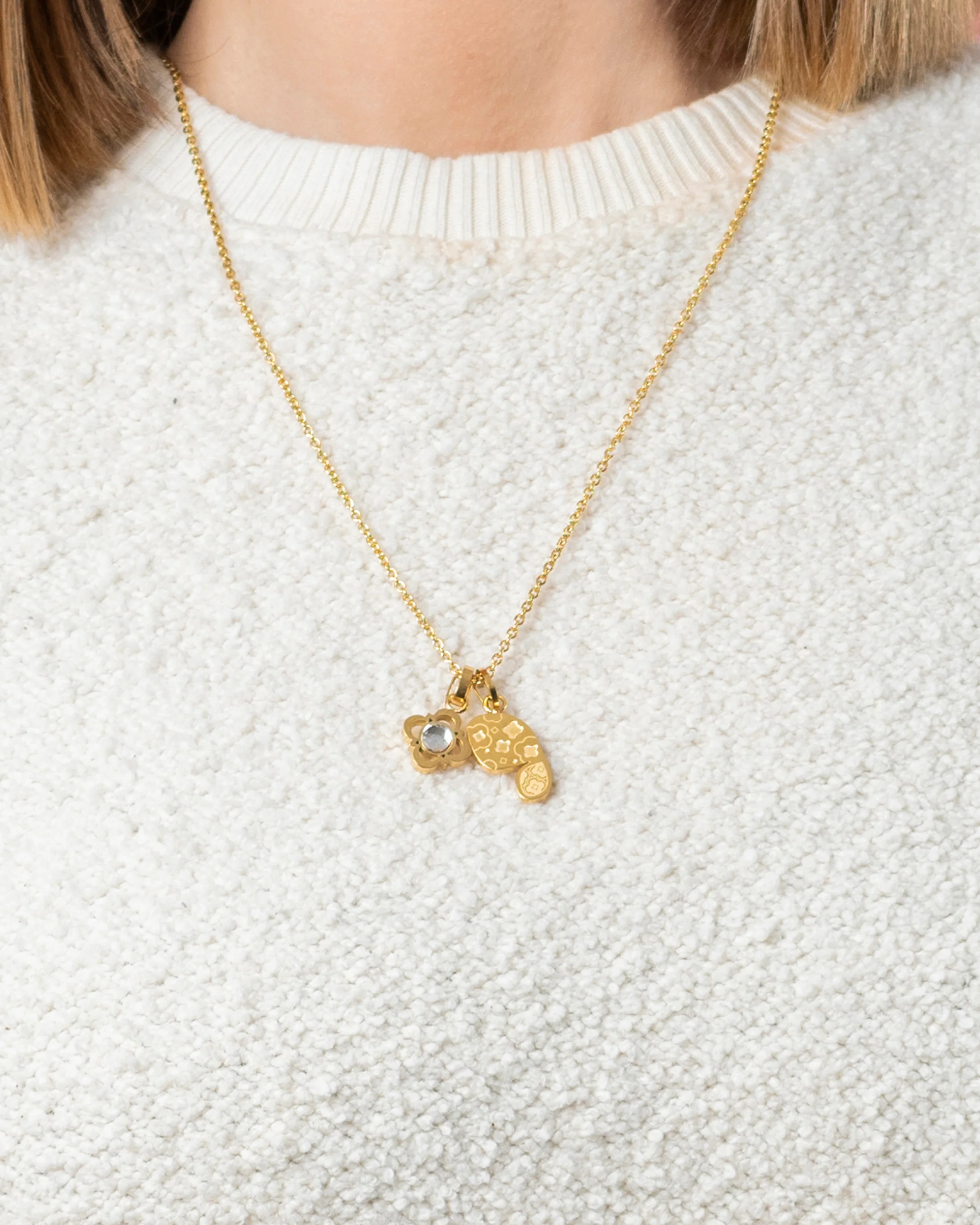 L-Aqwa Ħabiba Butterfly Wings - Left Pendant - Image 4