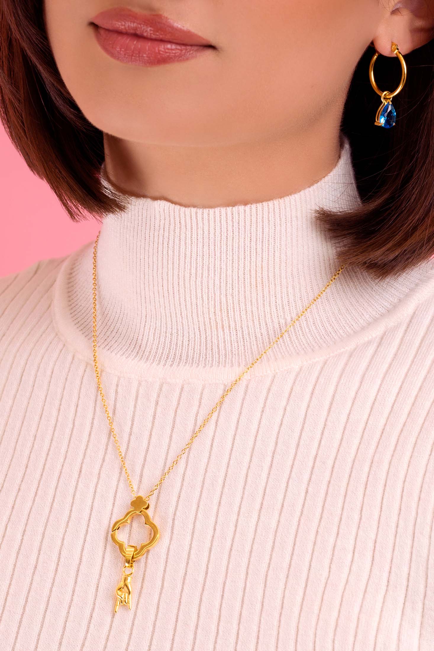 Carisma Logo Stackable Charm Necklace - Image 4