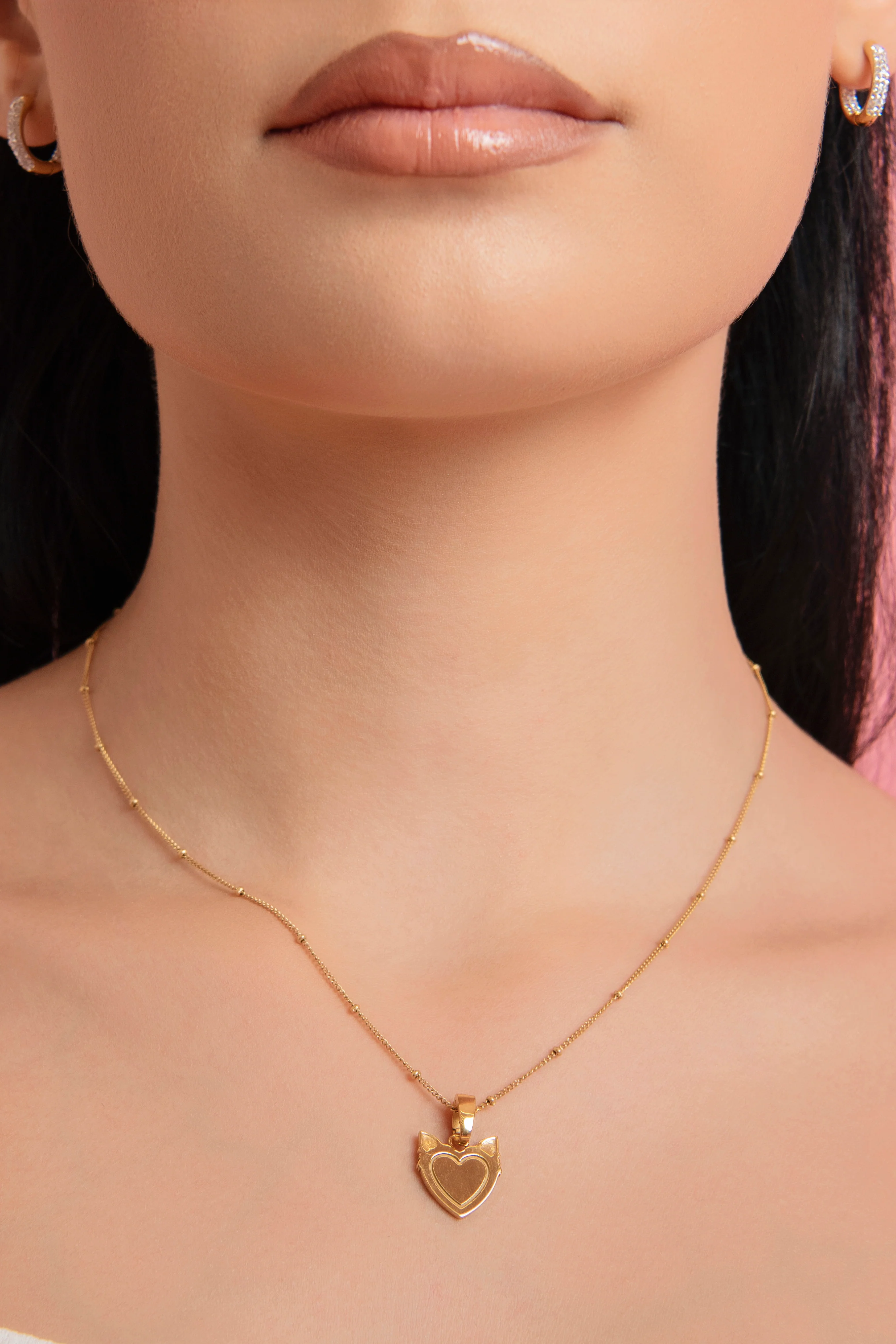 Furry Friend Engravable Heart Pendant - Image 7