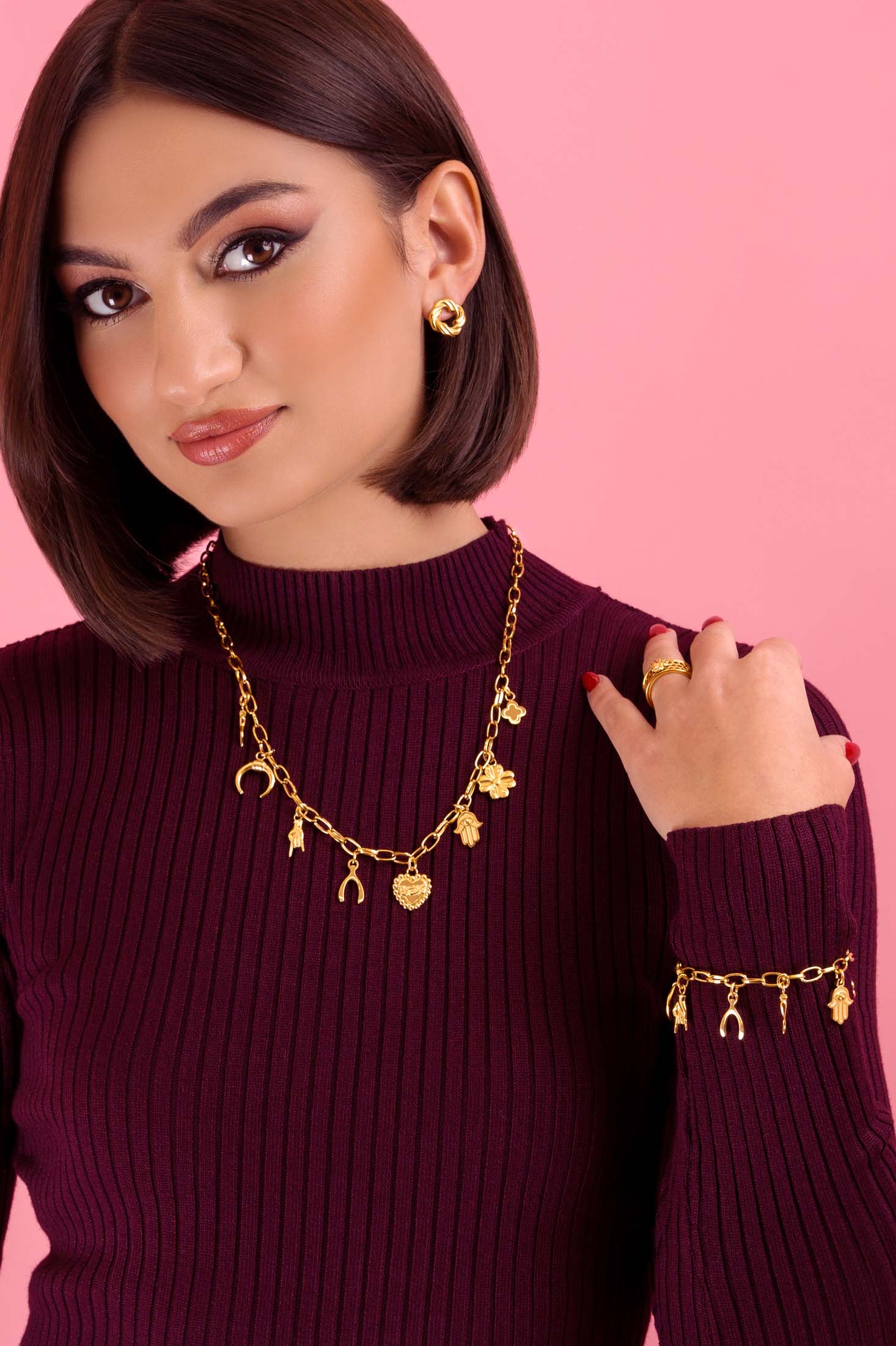 Fortuna Charm Necklace - Image 5