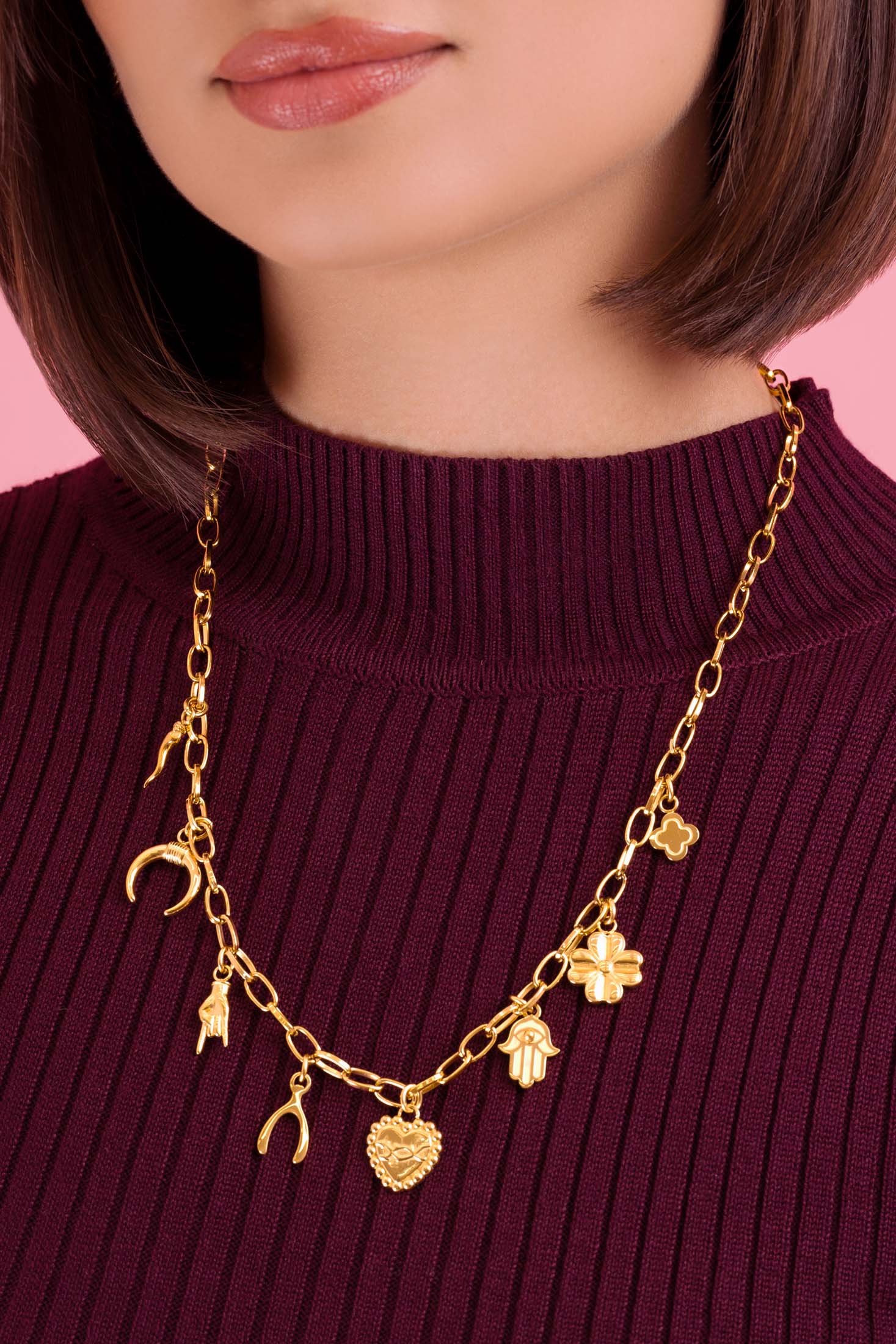 Fortuna Charm Necklace - Image 6