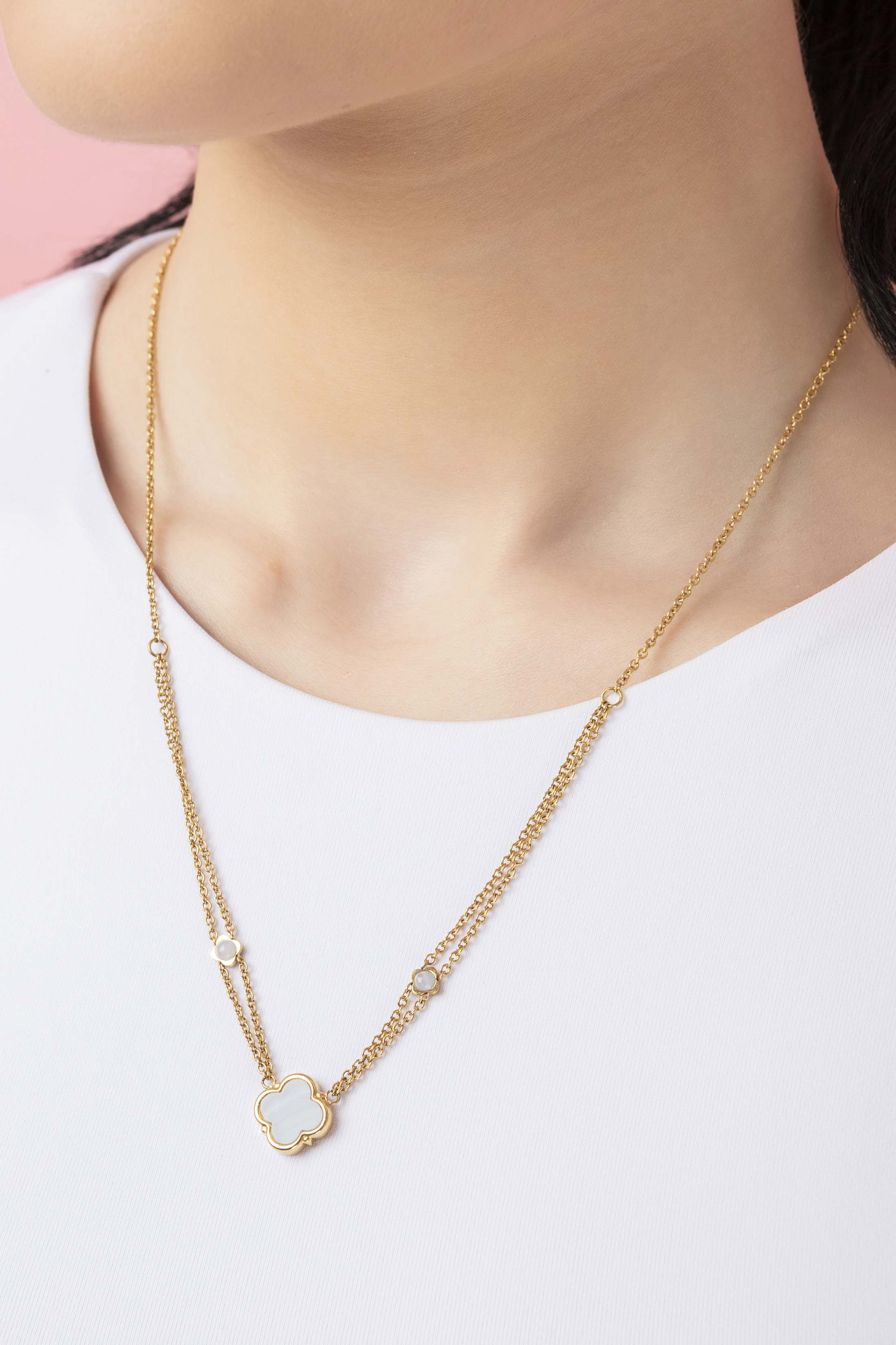 Lace Agate Stone Necklace - Image 5