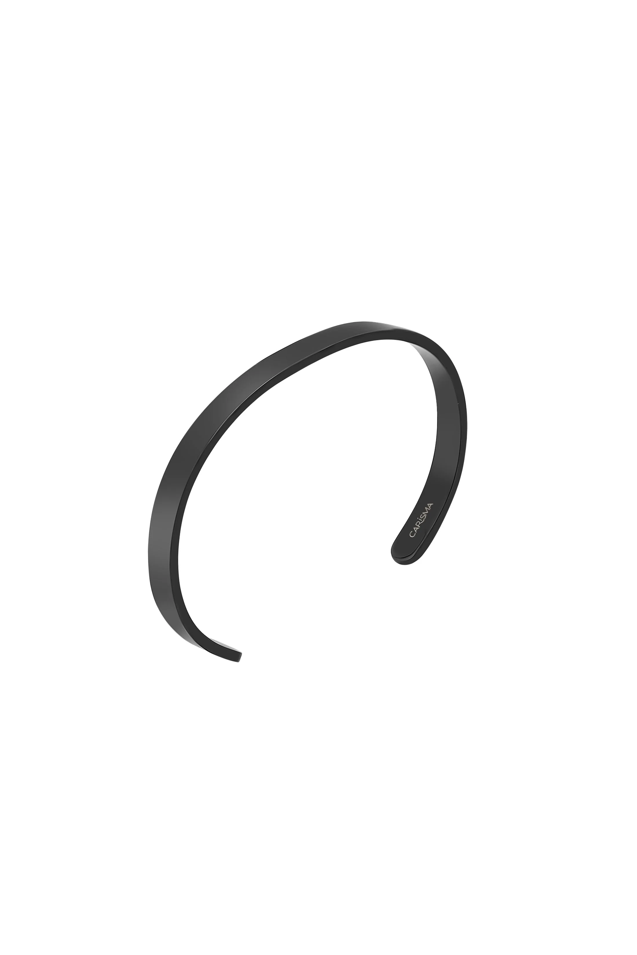 Matte Black Engravable Bangle - Image 3