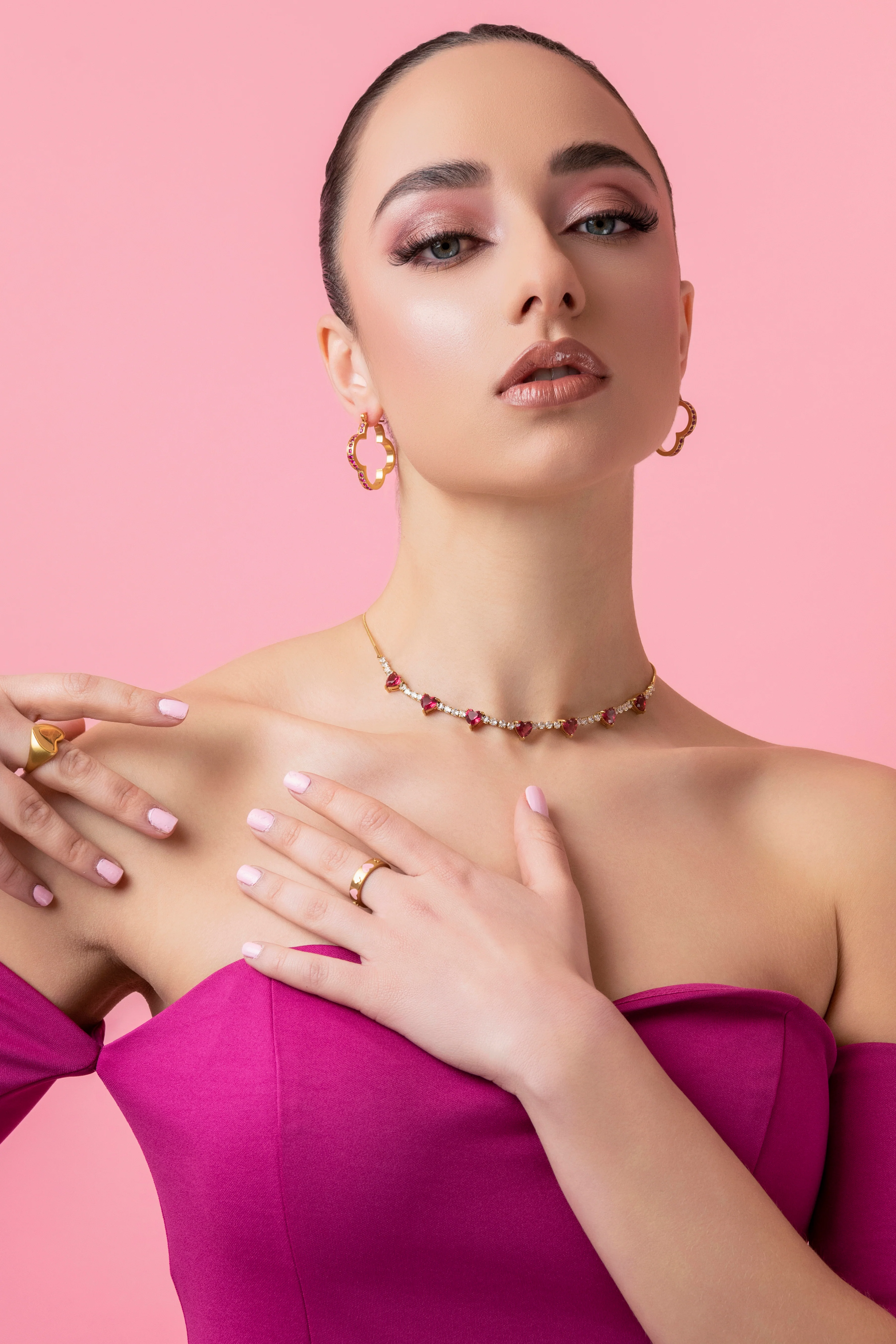 Crystal Heart Choker - Image 3