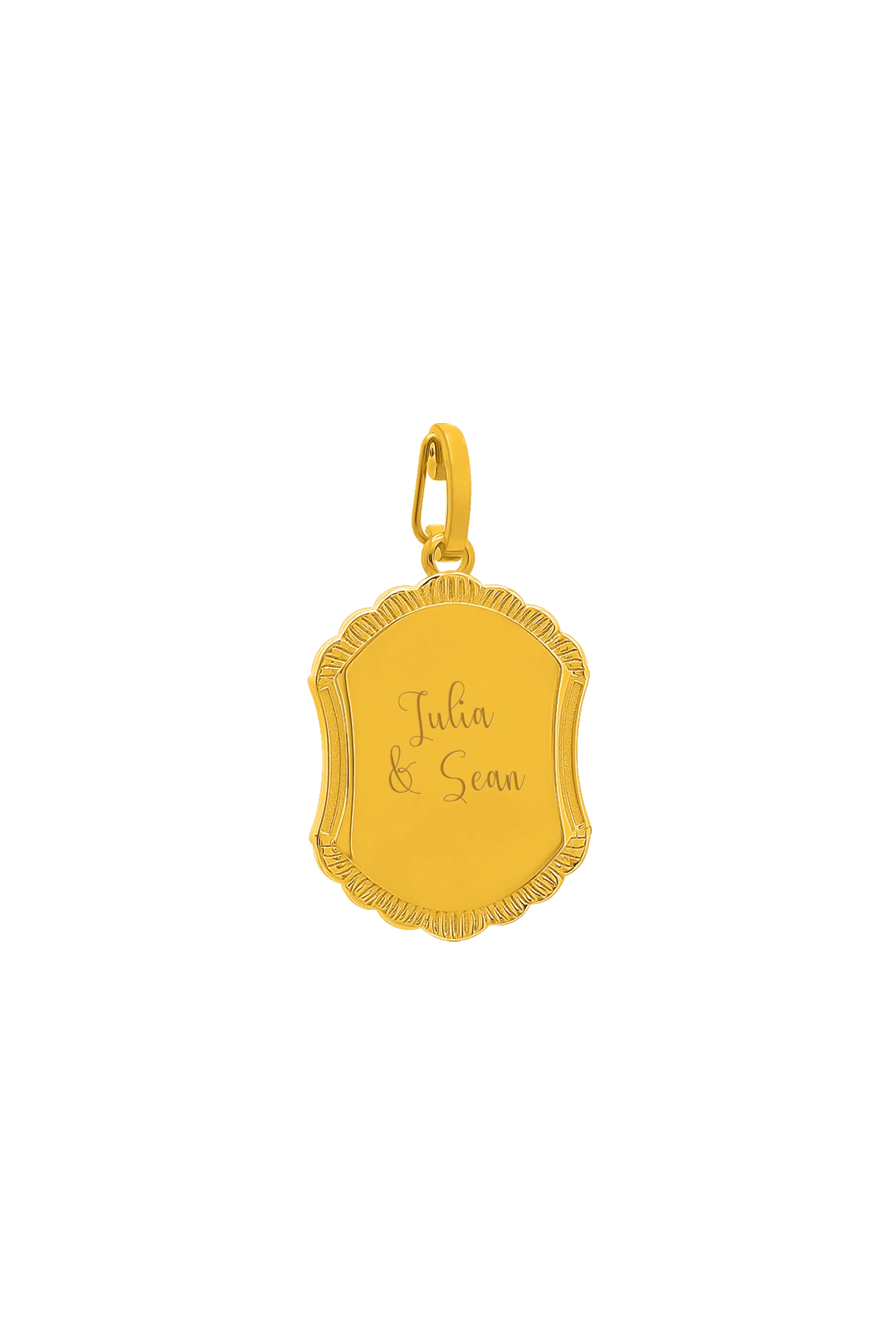 Gozo Lace Engravable Pendant - Image 3