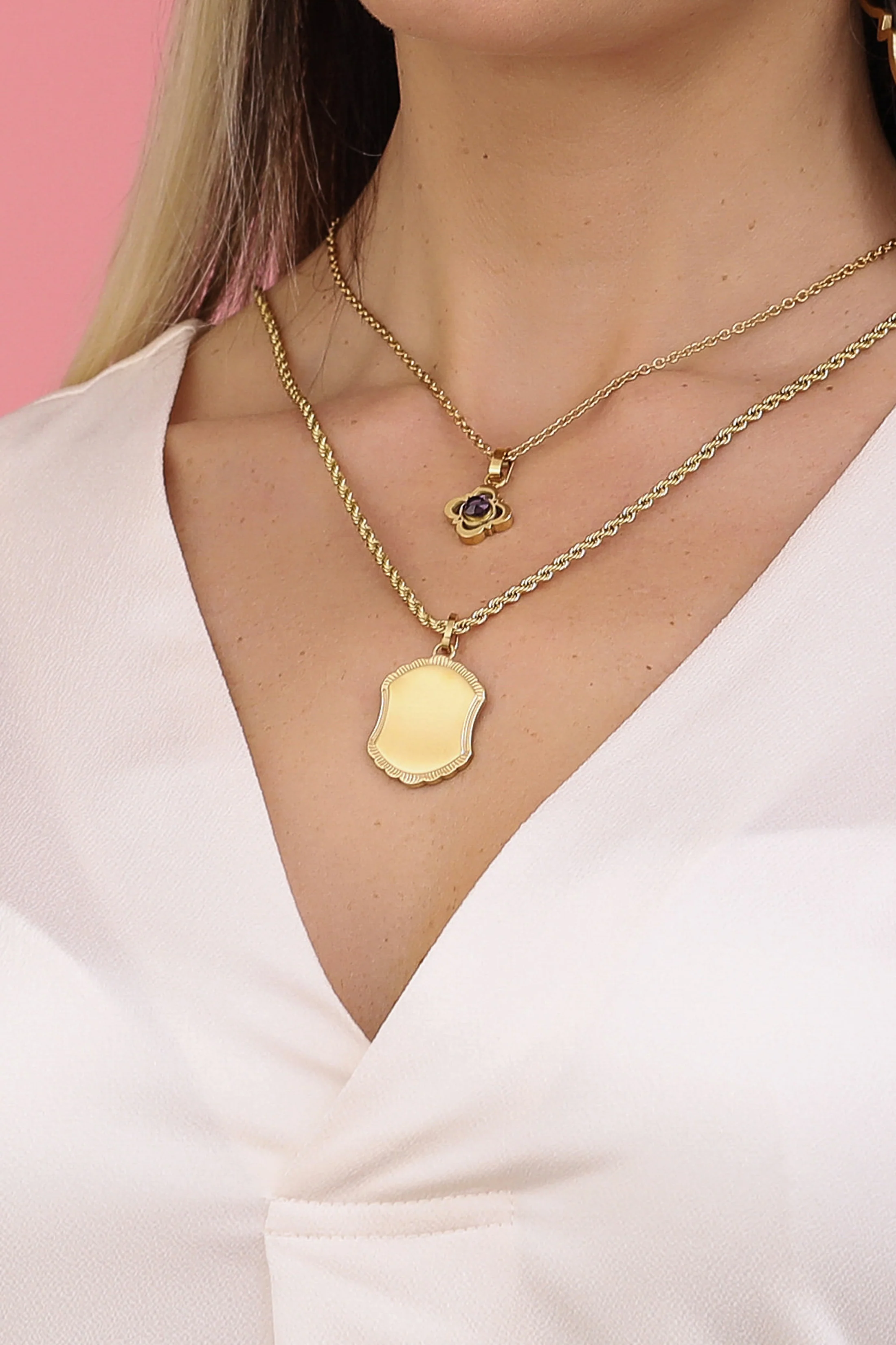 Gozo Lace Engravable Pendant - Image 5