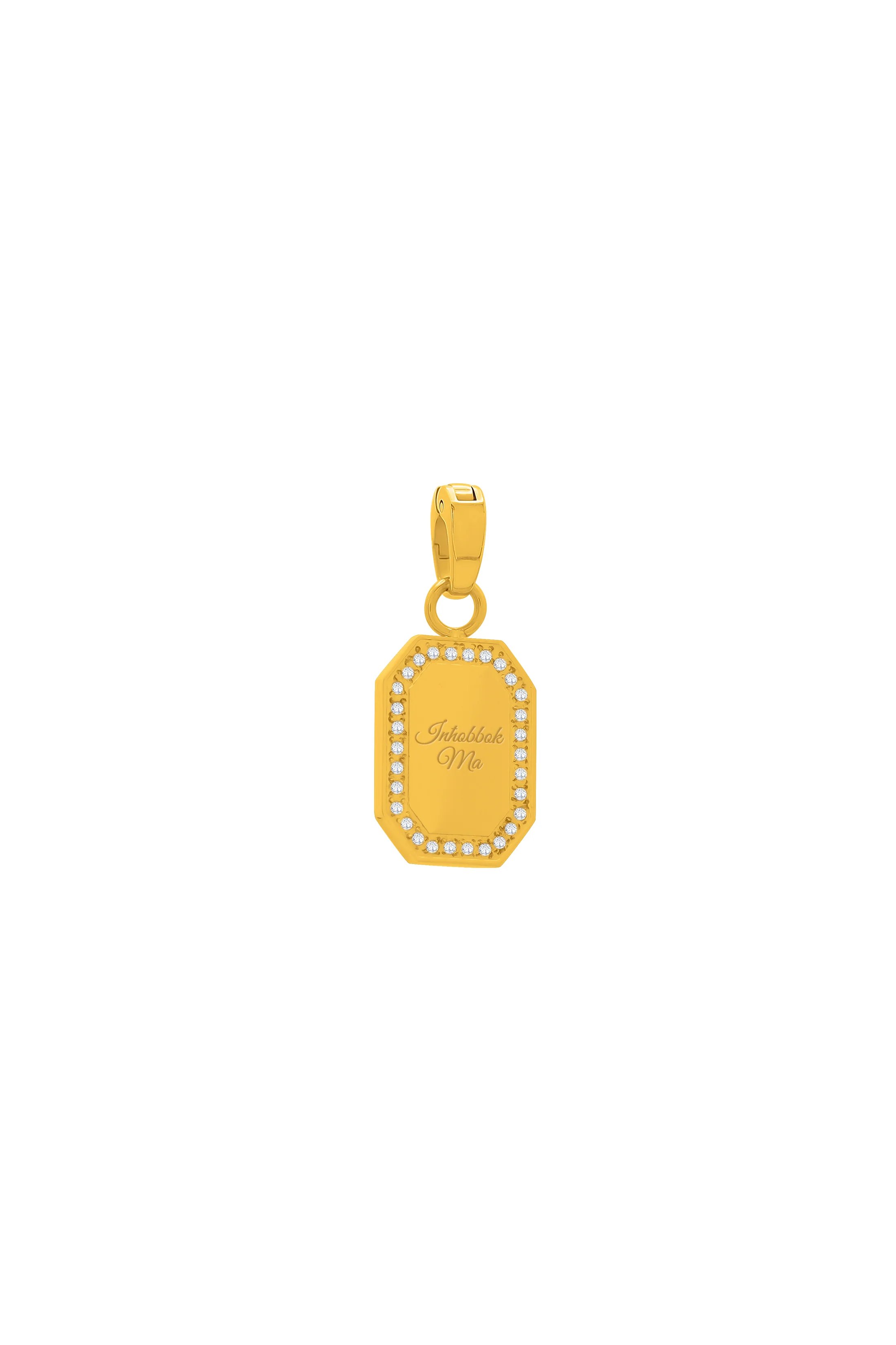 Chamfered Engravable Pendant - Image 3